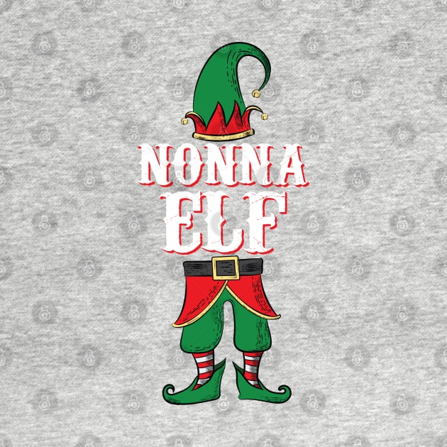 Nonna Elf - Italian Grandma Family Christmas design by Vector Deluxe